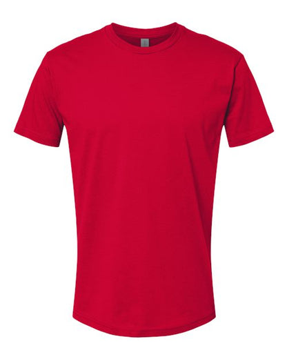 Next Level Unisex Cotton Tee - Red Front