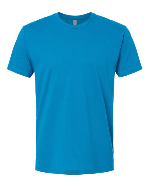 Next Level Unisex Cotton Tee - Turquoise Front