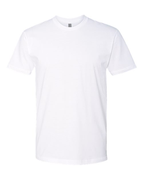 Next Level Unisex Cotton Tee - White Front