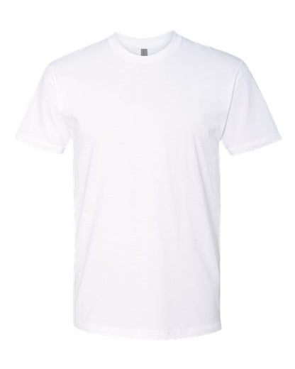 Next Level Unisex Cotton Tee - White Front