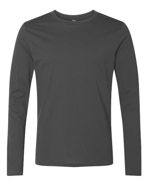 Next Level Unisex Cotton Long Sleeve Tee - Heavy Metal Front