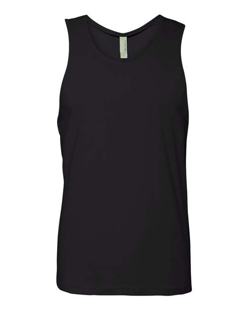 Next Level Unisex Cotton Tank - Black Front