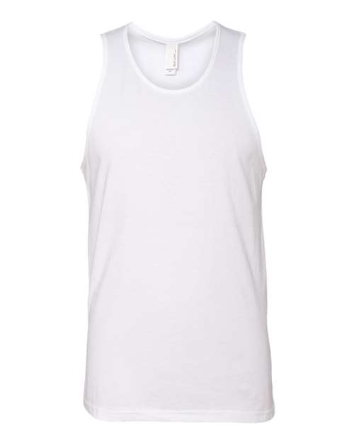 Next Level Unisex Cotton Tank - White Front
