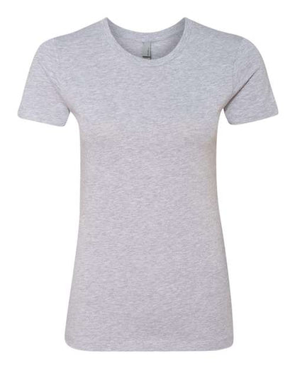 Next Level Women’s Cotton Tee - Heather Grey Front