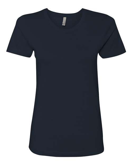 Next Level Women’s Cotton Tee - Midnight Navy Front