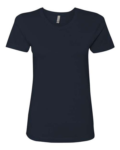 Next Level Women’s Cotton Tee - Midnight Navy Front