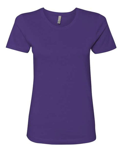 Next Level Women’s Cotton Tee - Purple Rush Front