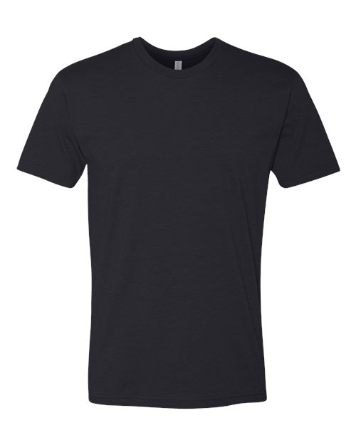 Next Level Unisex CVC Tee - Black Front
