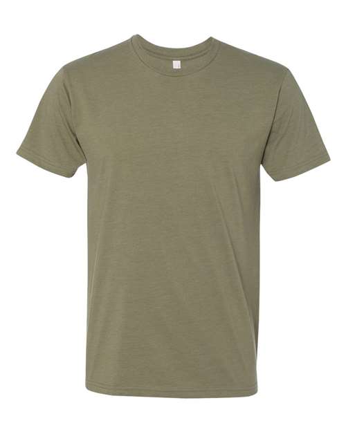 Next Level Unisex CVC Tee - Light Olive Front