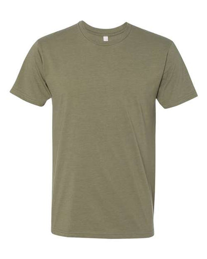 Next Level Unisex CVC Tee - Light Olive Front