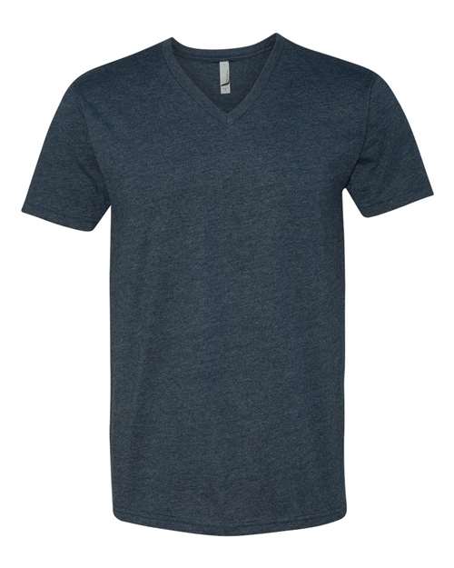 Next Level Unisex CVC V-Neck Tee - Midnight Navy Front