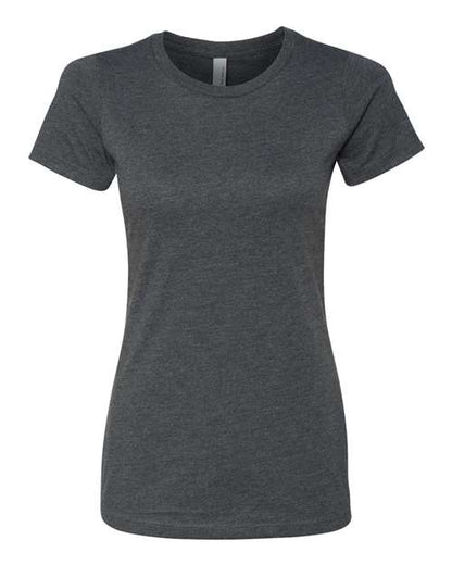 Next Level Women’s CVC Tee - Charcoal Front
