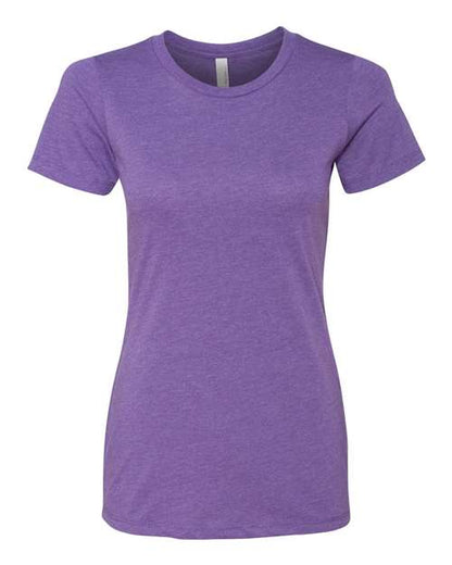Next Level Women’s CVC Tee - Purple Rush Front