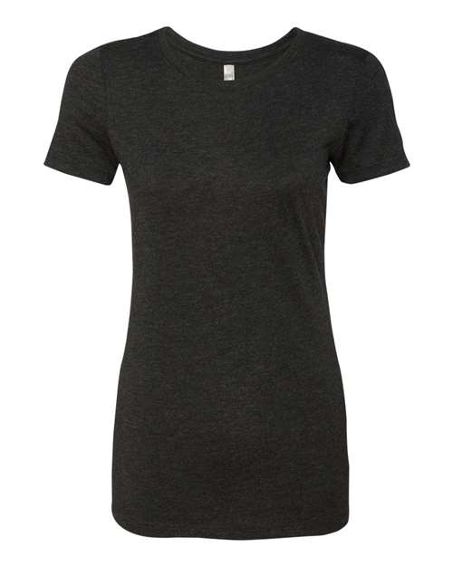 Next Level Women’s Triblend Tee - Vintage Black Front