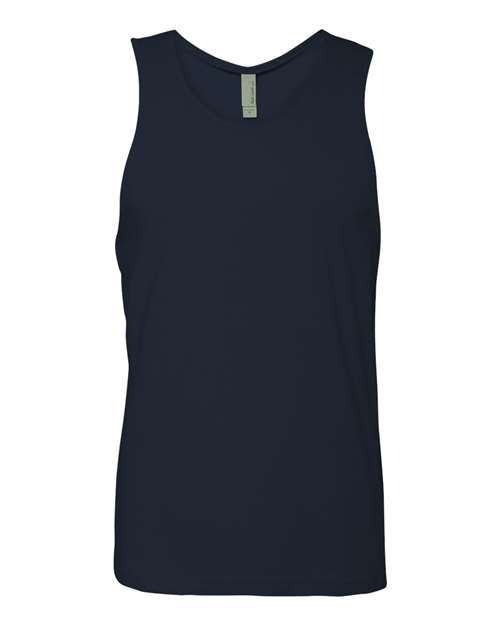 Next Level Unisex Cotton Tank - Midnight Navy Front