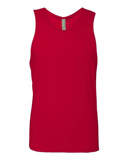 Next Level Unisex Cotton Tank - Red Front