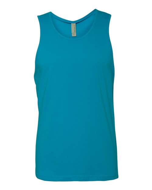 Next Level Unisex Cotton Tank - Turquoise Front