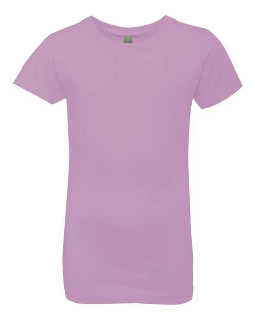 Next Level Girls’ Cotton Princess Tee - Lilac Front