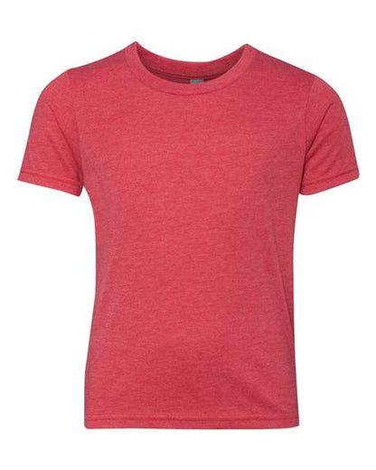 Next Level Youth Triblend Tee - Vintage Red Front