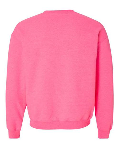 Unisex Heavy Blend™ Crewneck Sweatshirt - Safety Pink Back