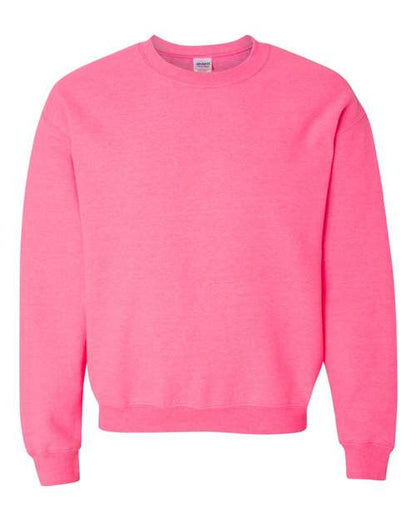 Unisex Heavy Blend™ Crewneck Sweatshirt - Safety Pink Front