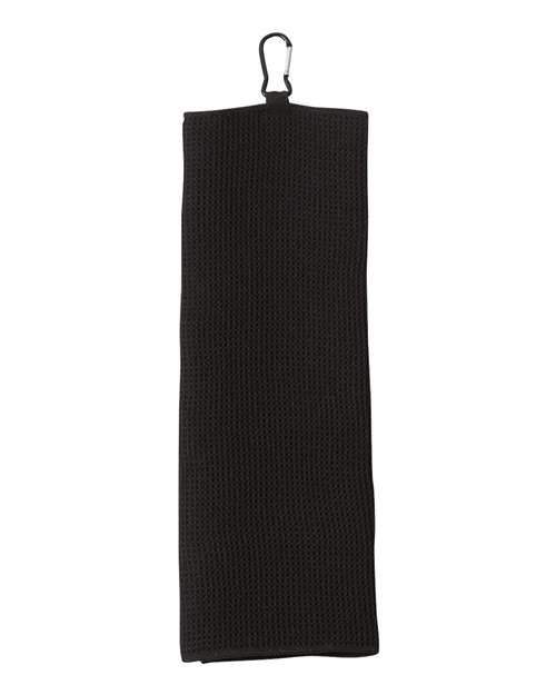 Carmel Towel Company Fairway Golf Towel - Black Front
