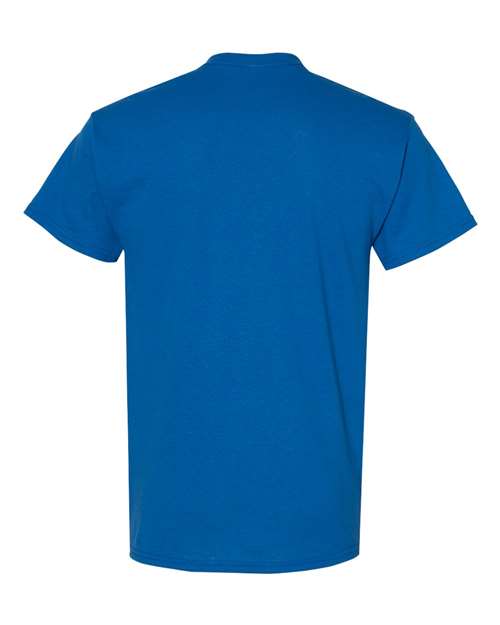 Unisex Heavy Cotton™ T-Shirt - Neon Blue Back