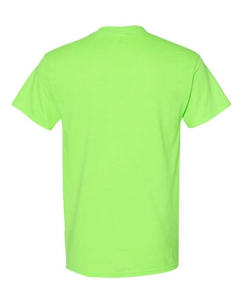 Unisex Heavy Cotton™ T-Shirt - Neon Green Back