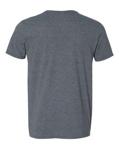 Unisex Softstyle® V-Neck T-Shirt - Dark Heather Back