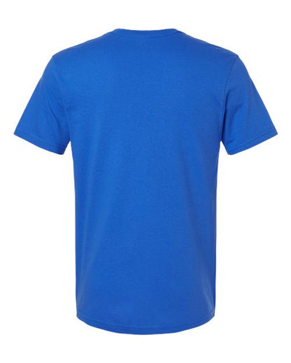 Unisex Softstyle® V-Neck T-Shirt - Royal Back
