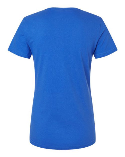 Women's Softstyle® V-Neck T-Shirt - Royal Back