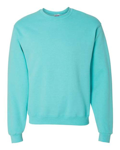JERZEES Unisex NuBlend® Crewneck Sweatshirt - Scuba Blue Front