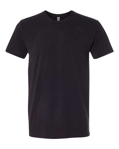 Next Level Unisex Sueded Tee - Black Front