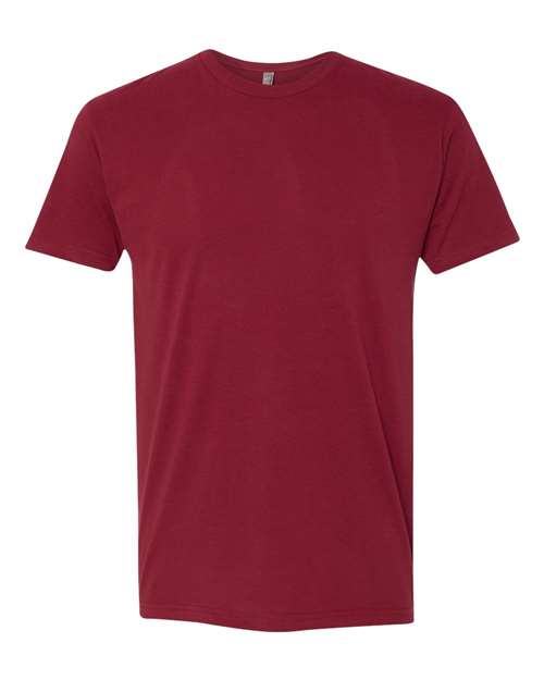 Next Level Unisex Sueded Tee - Cardinal Front