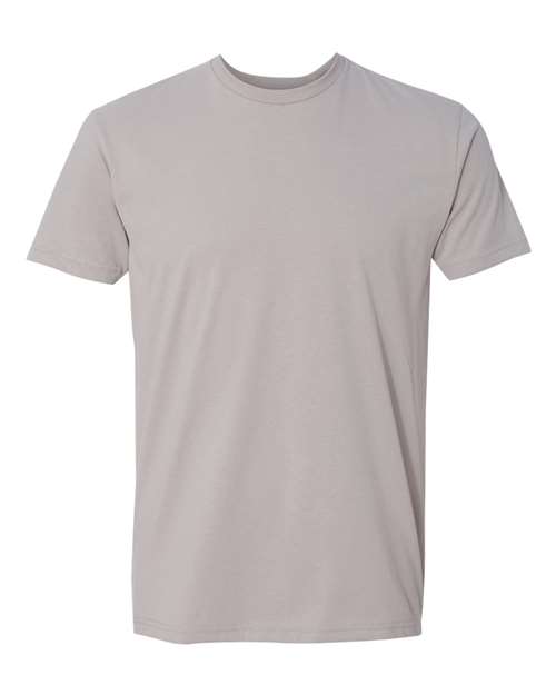 Next Level Unisex Sueded Tee - Light Grey Front