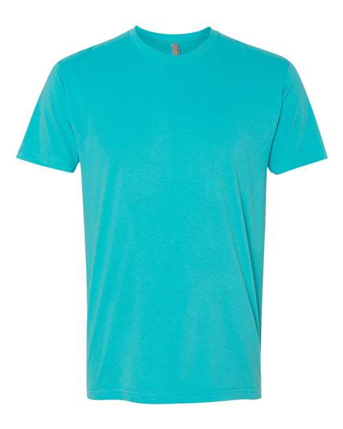 Next Level Unisex Sueded Tee - Tahiti Blue Front