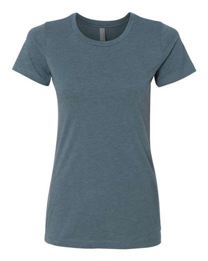 Next Level Women’s CVC Tee - Indigo Front