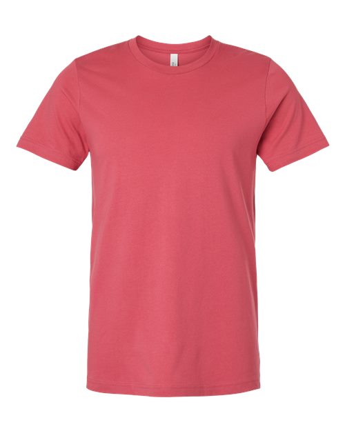 BELLA + CANVAS Jersey Tee - Vintage Red Front