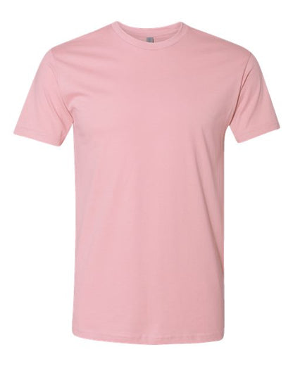 Next Level Unisex Cotton Tee - Light Pink Front