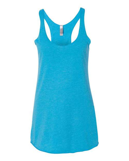 Next Level Women’s Triblend Racerback Tank - Vintage Turquoise Front