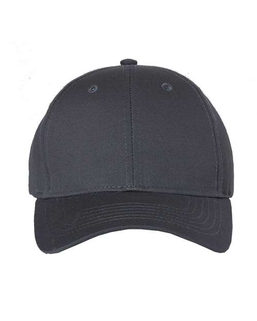 Valucap Cotton Twill Cap - Dark Grey Front