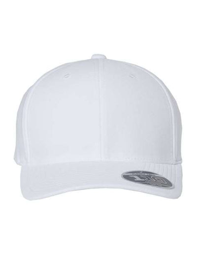 Flexfit 110® Cool & Dry Mini-Piqué Cap - White Front
