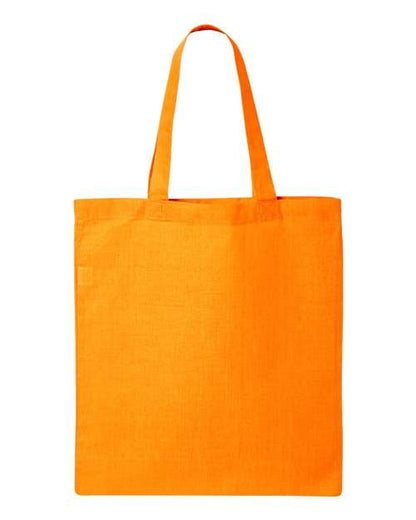 Q-Tees Economical Tote - Gold Front
