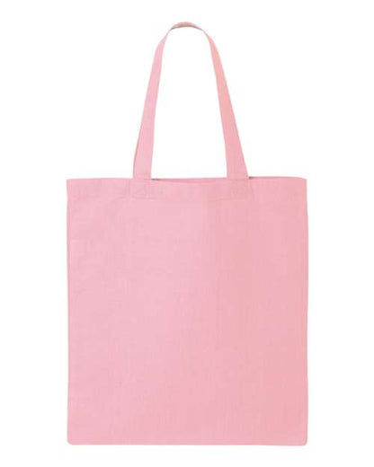 Q-Tees Economical Tote - Light Pink Front