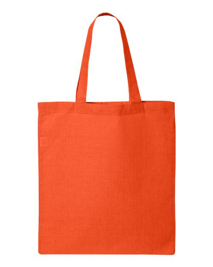 Q-Tees Economical Tote - Orange Front