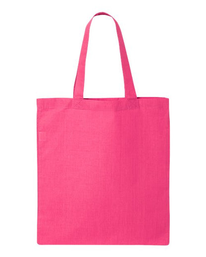 Q-Tees Economical Tote - Hot Pink Front