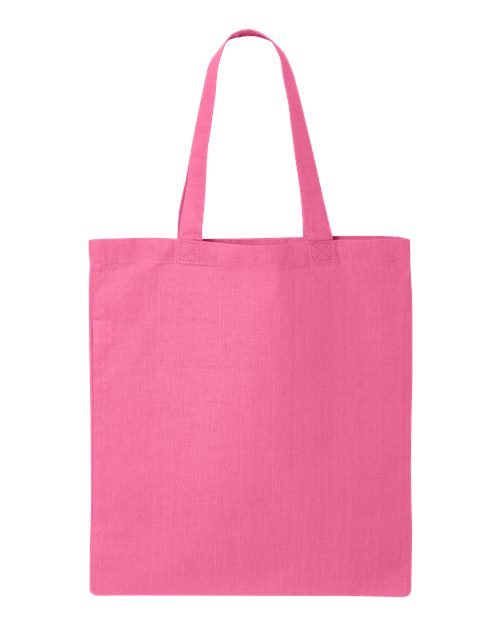 Q-Tees Economical Tote - Azalea Front