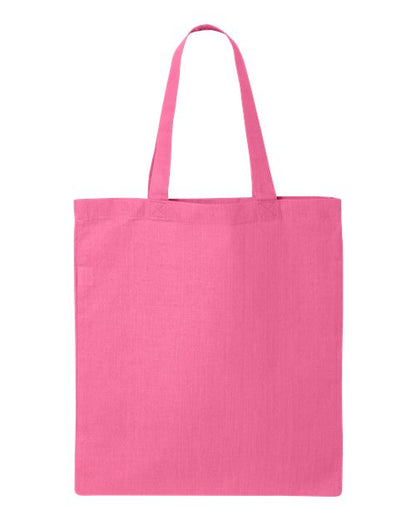 Q-Tees Economical Tote - Azalea Front