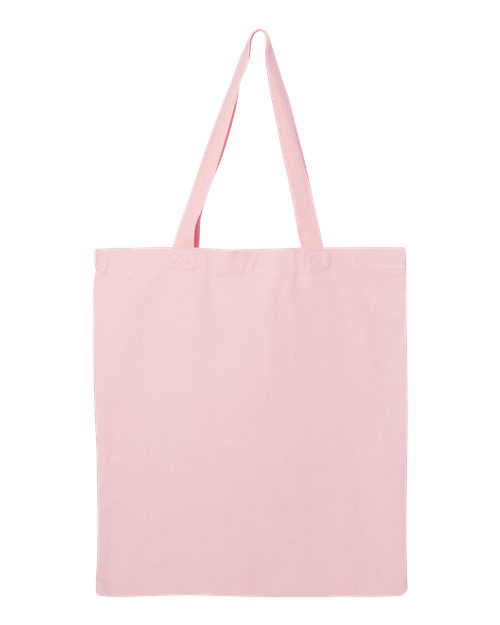 Q-Tees Promotional Tote - Light Pink Front