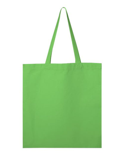Q-Tees Promotional Tote - Lime Front